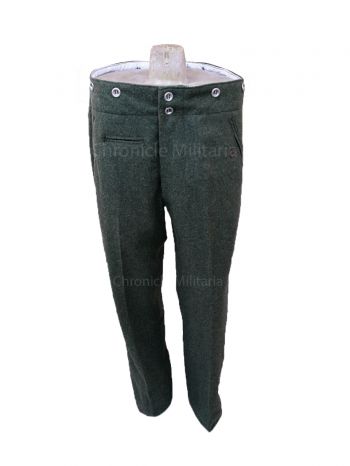 German m40 field grey wool trousers